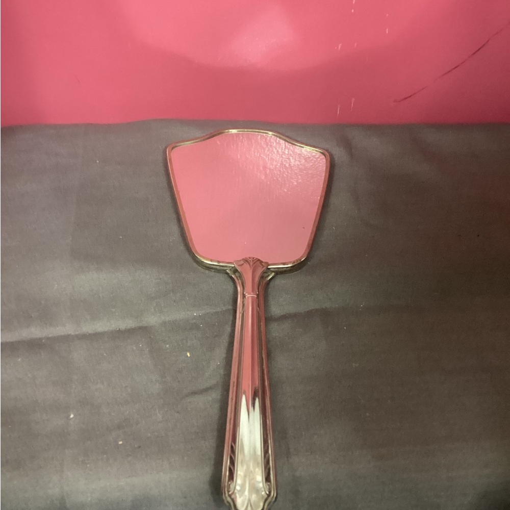 Vintage Chrome Dressing Table Vanity Mirror View 3